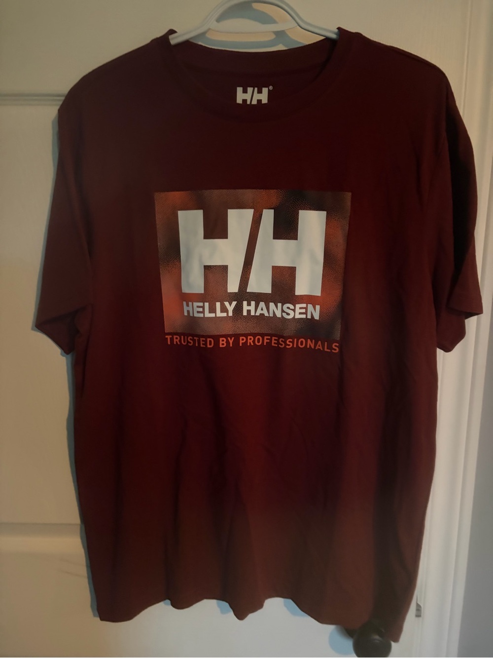 Helly Hansen Men's Deep Maroon Short Sleeve Logo Tee